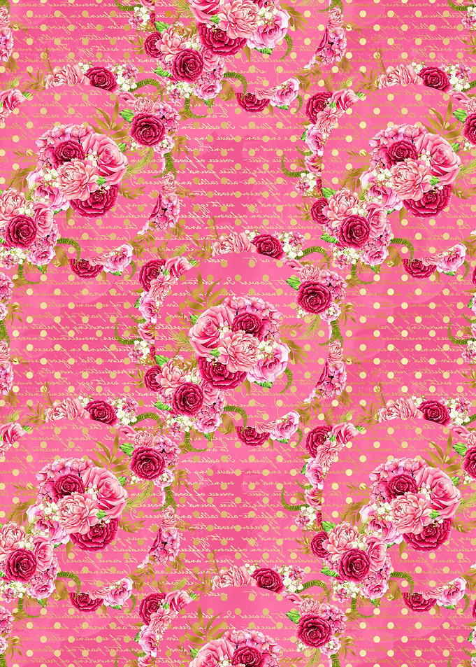 Pink Roses Pattern 06