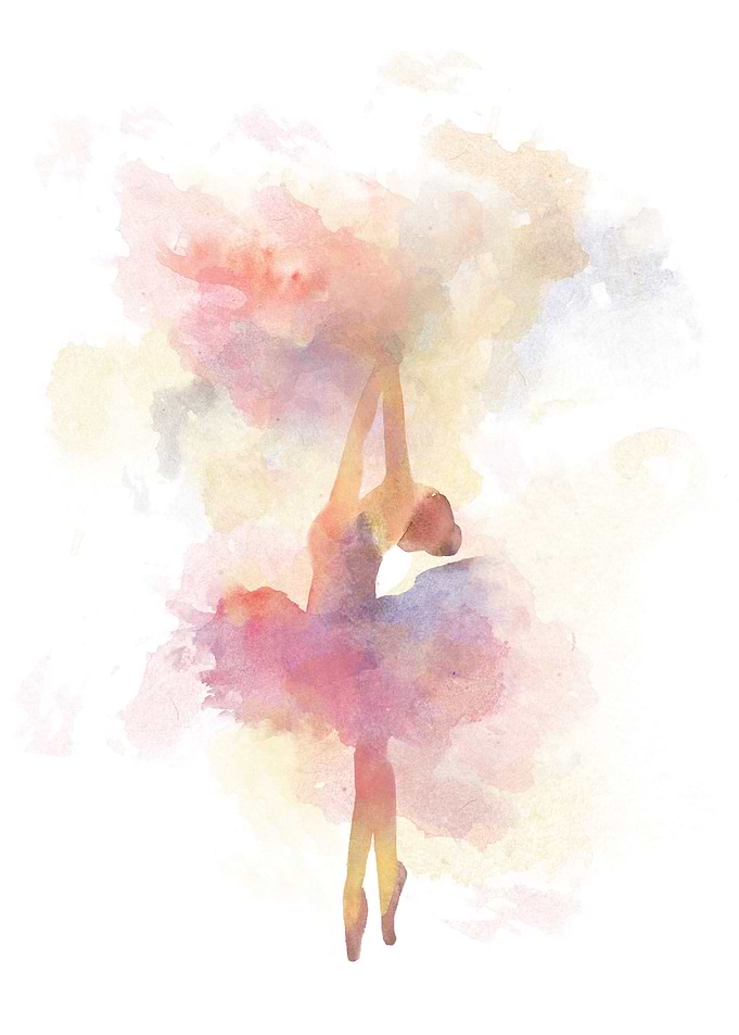 Purple and Yellow Dancer