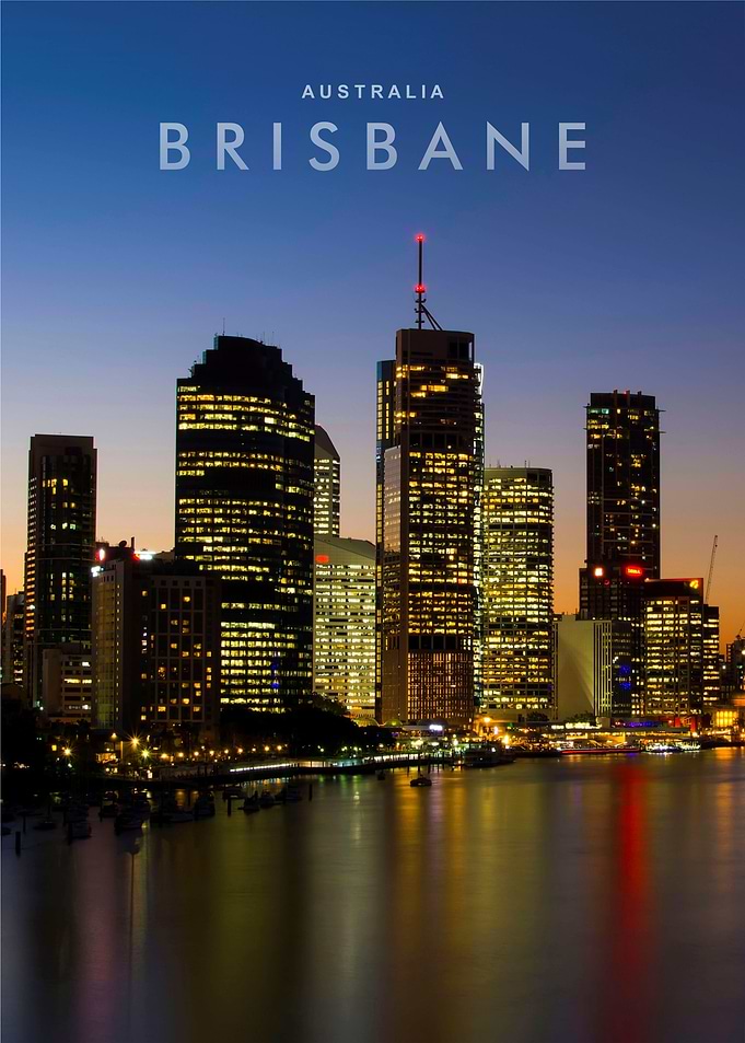 Brisbane night view