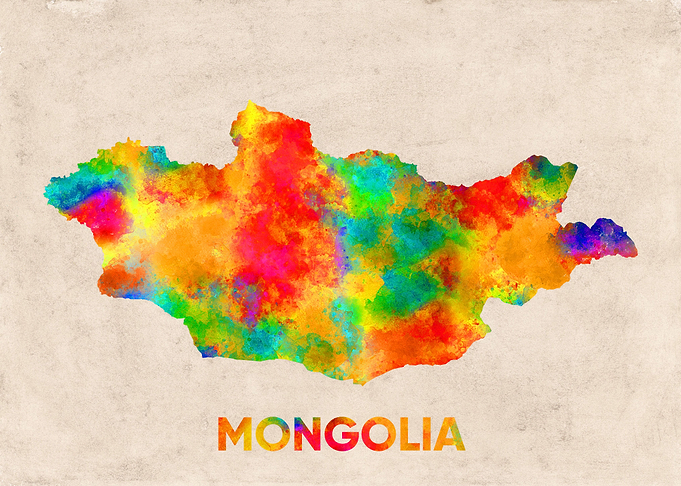 mongolia map