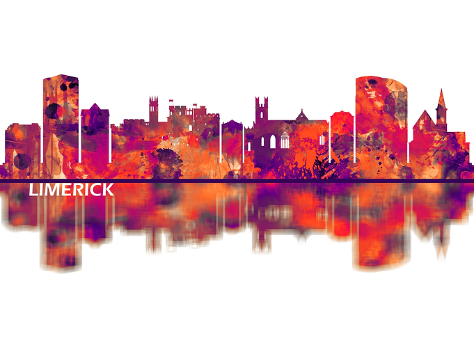 Limerick Ireland Skyline