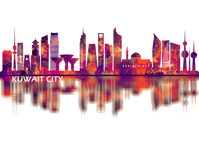 Kuwait City Skyline