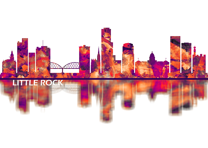 Little Rock Skyline