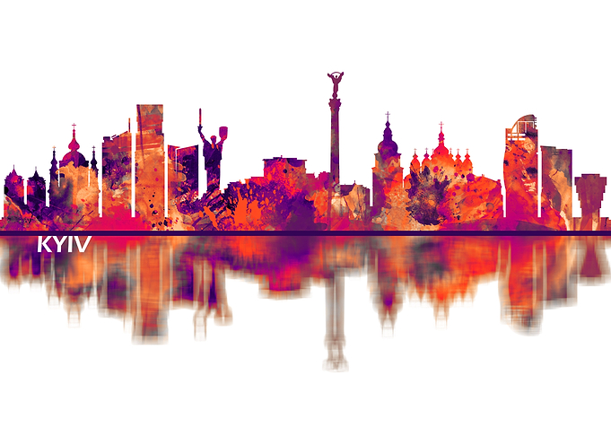 Kyiv Ukraine Skyline