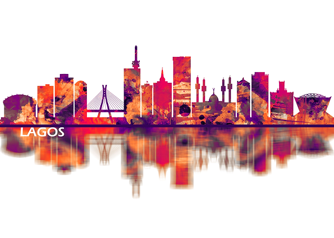 Lagos Nigeria Skyline