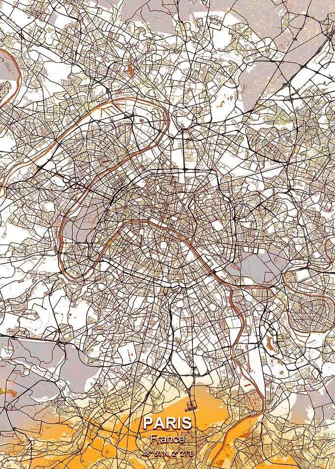 paris gold city map