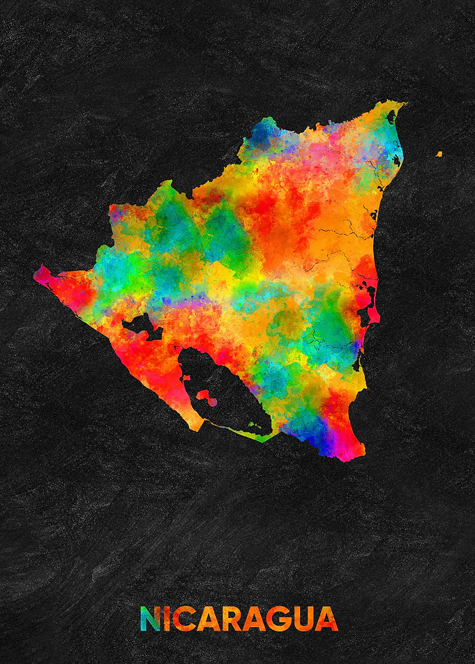nicaragua map