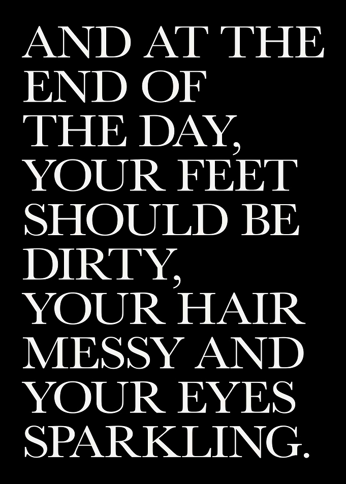 At the end of the day