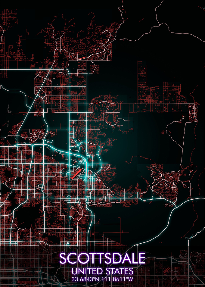 SCOTTSDALE City Map