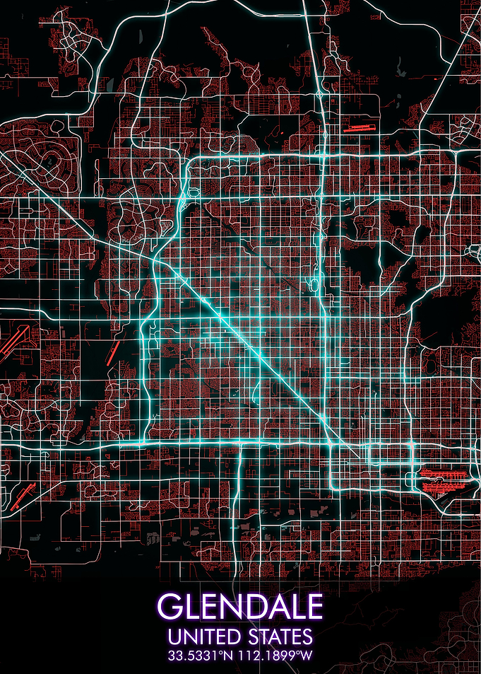 GLENDALE City Map