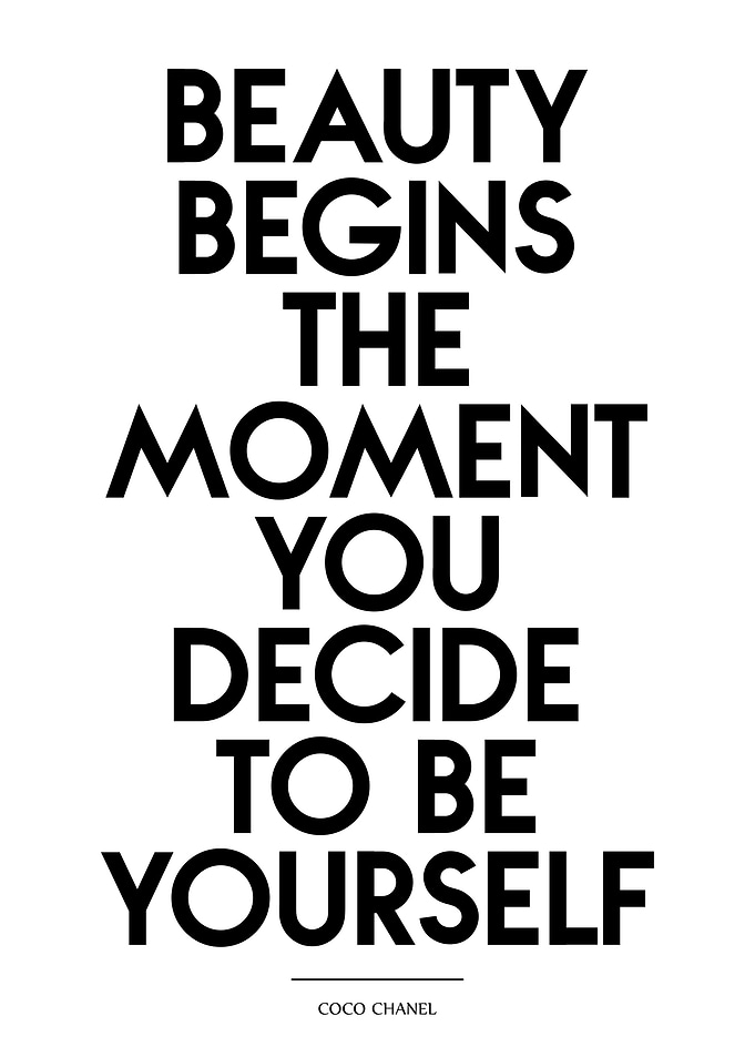 Be yourself
