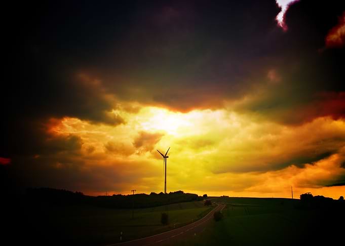 Man Made Road Country Wind