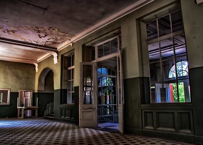 The double doors