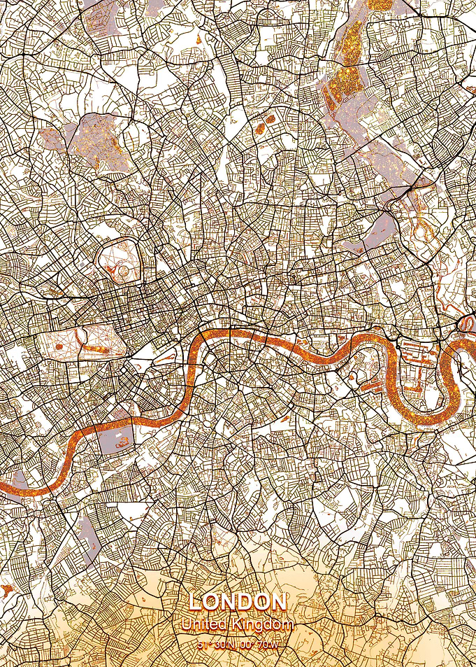 london gold city map