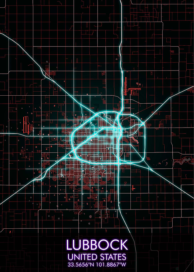 LUBBOCK City Map