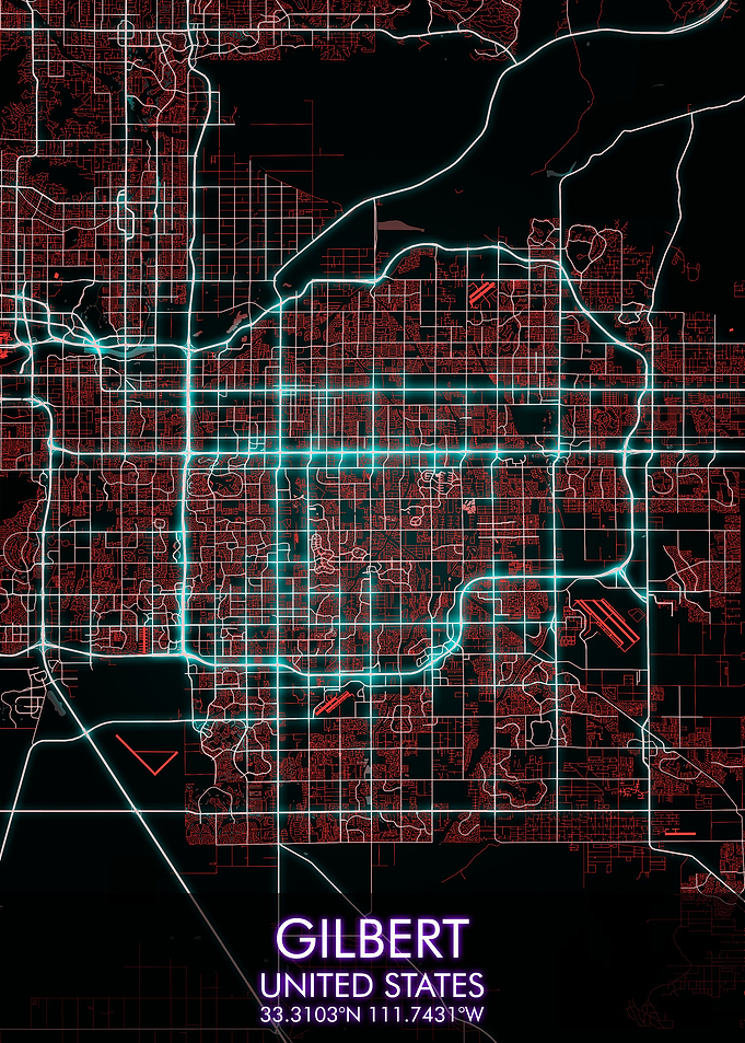 GILBERT City Map