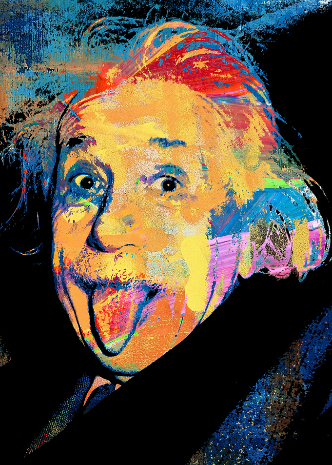 Albert Einstein Pop Art