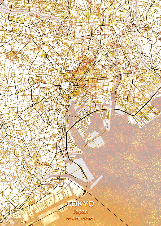 tokyo gold city map