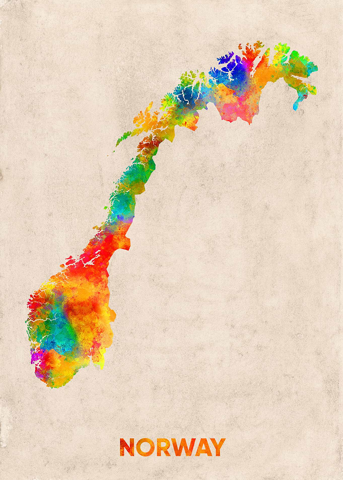 norway map