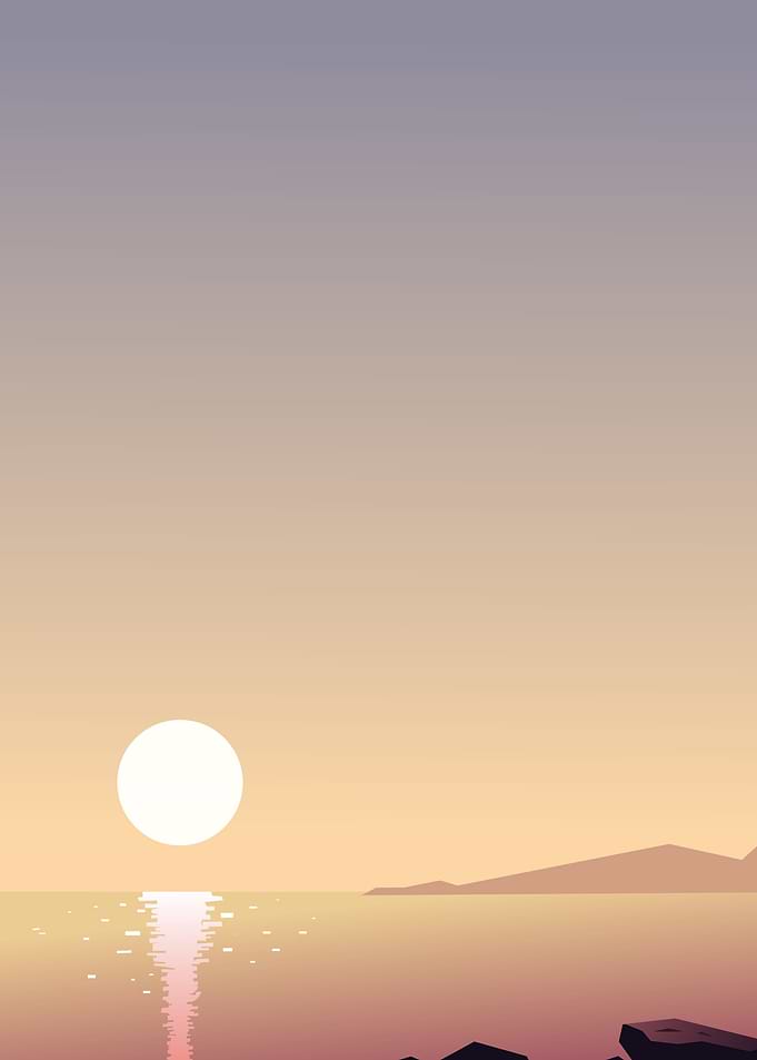 Sunrise in Island
