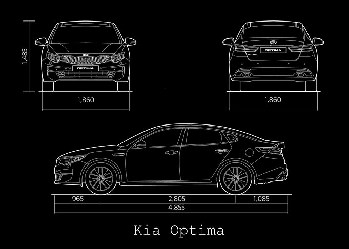 Kia Optima 2017 Blueprint