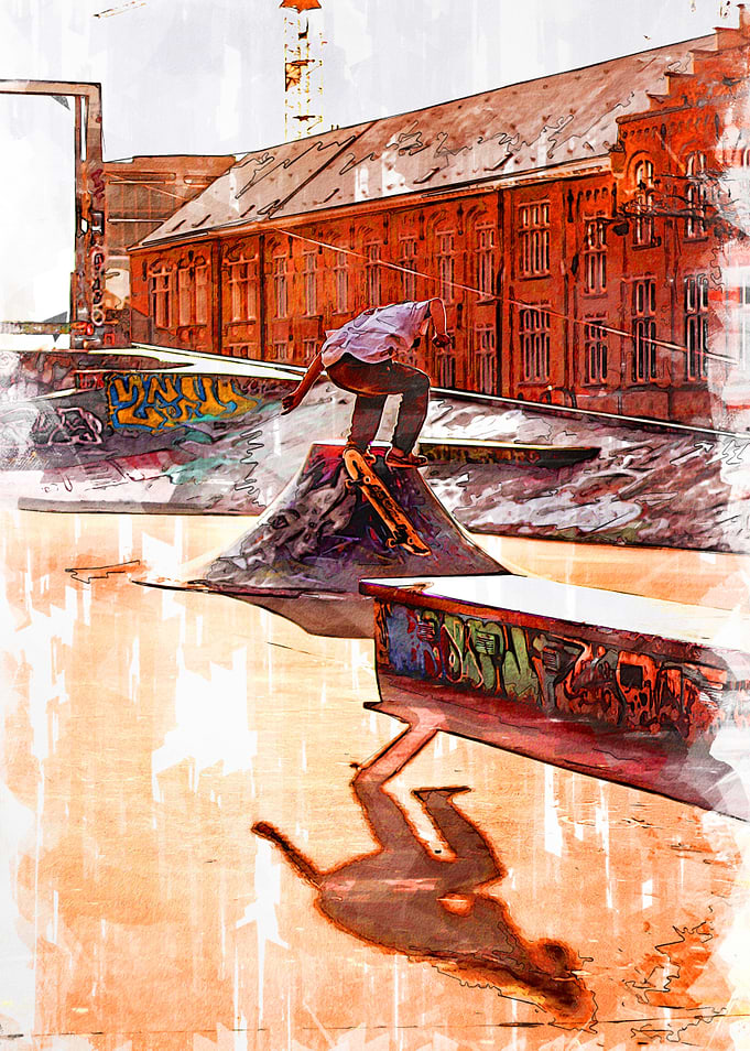 Skater Marker Sketch