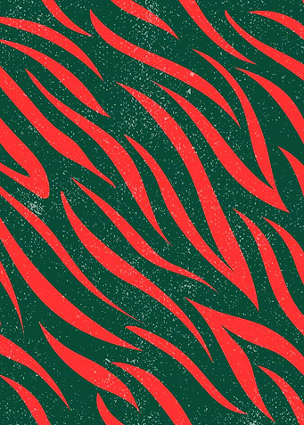 Distressed Tiger Pattern