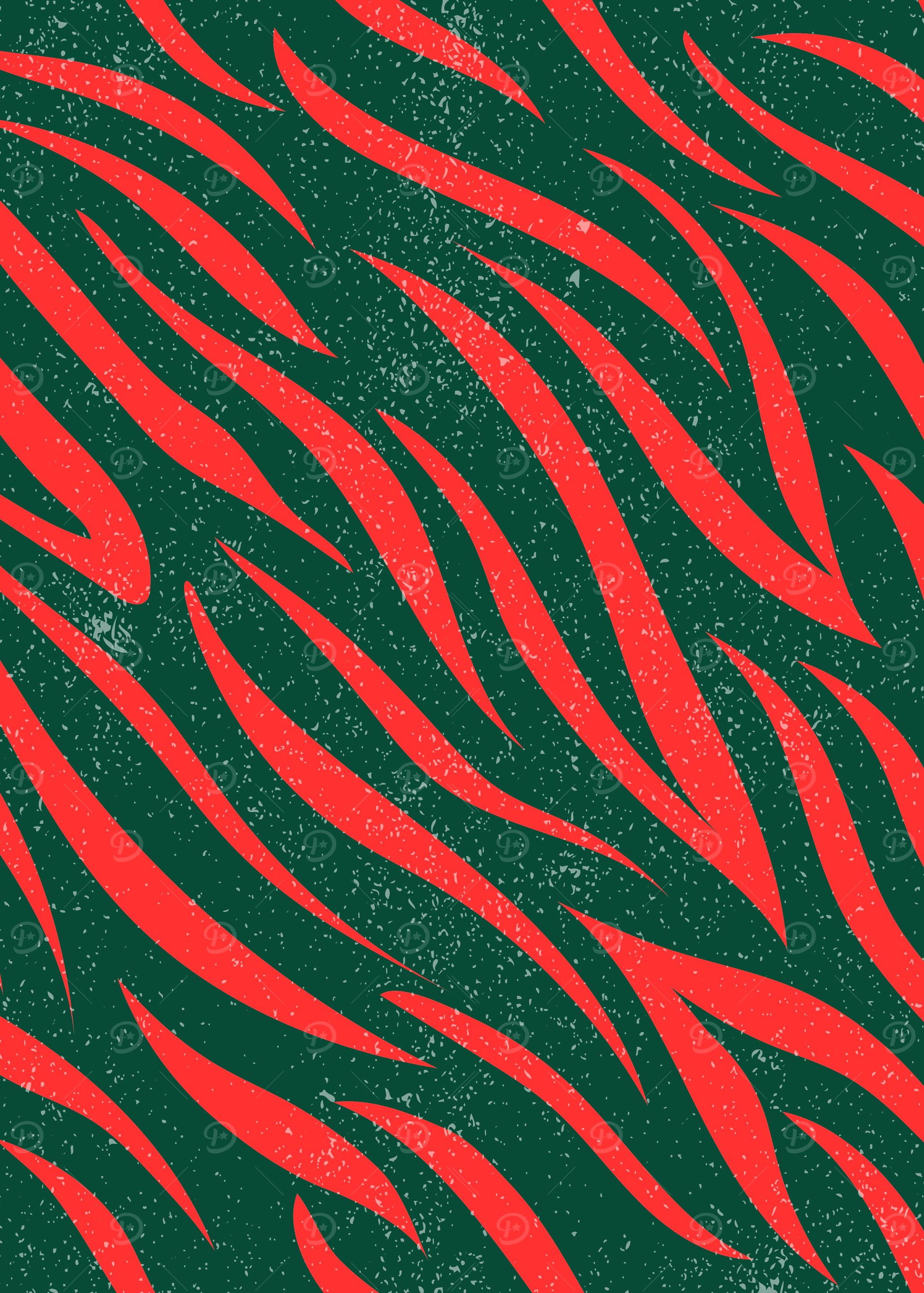 Distressed Tiger Pattern