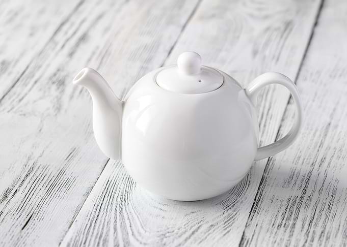 Porcelain teapot