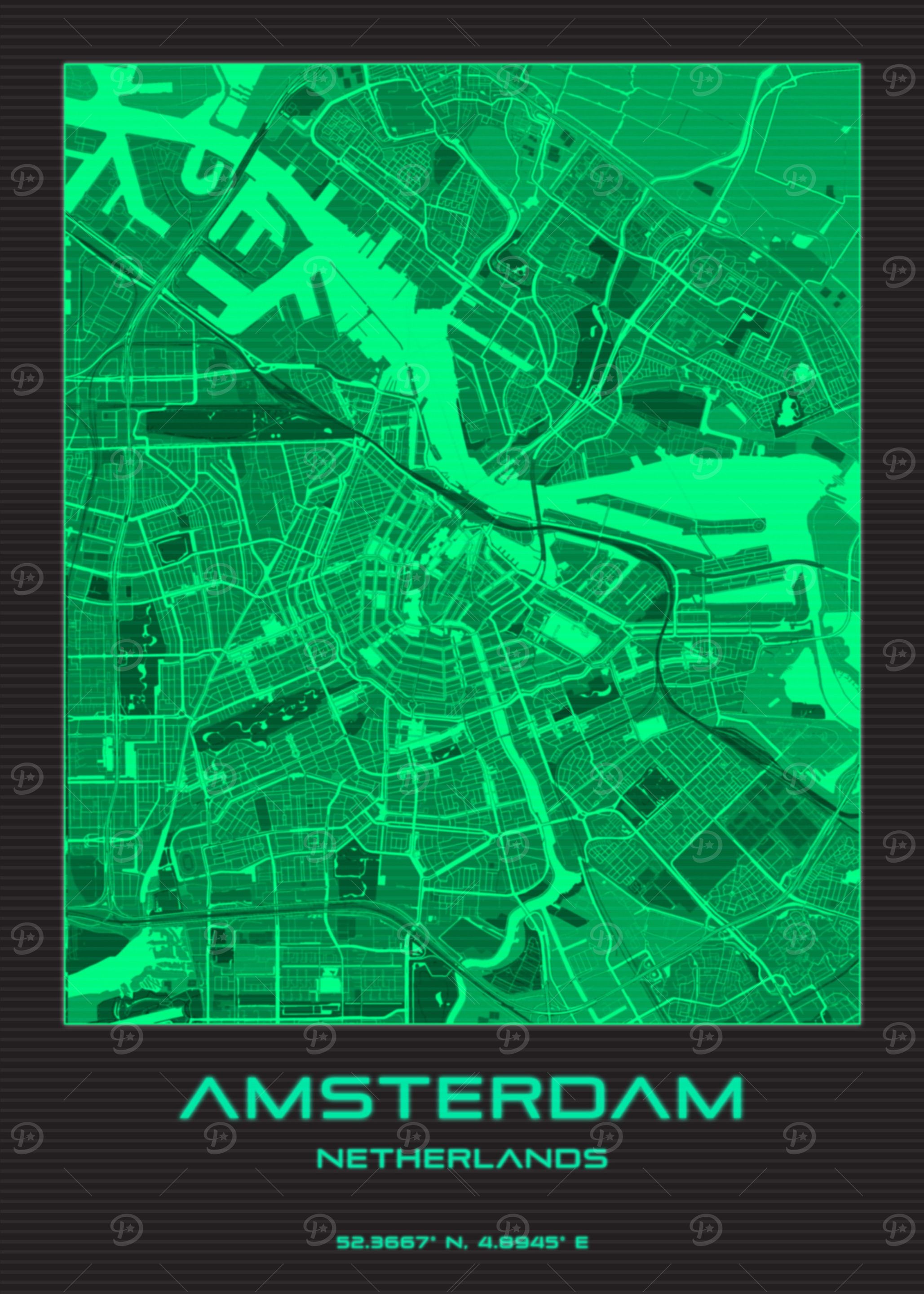 Amsterdam City Map