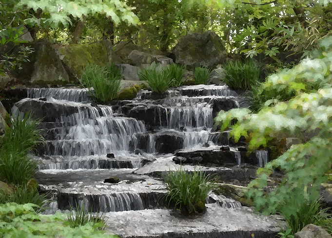 Waterfall at Himeji
