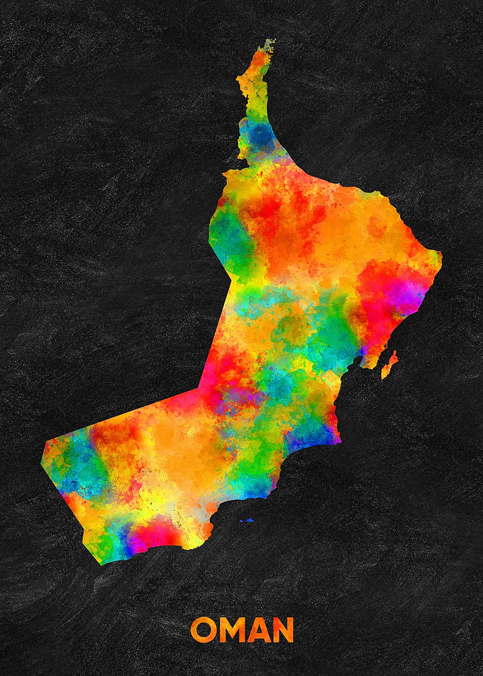 oman map