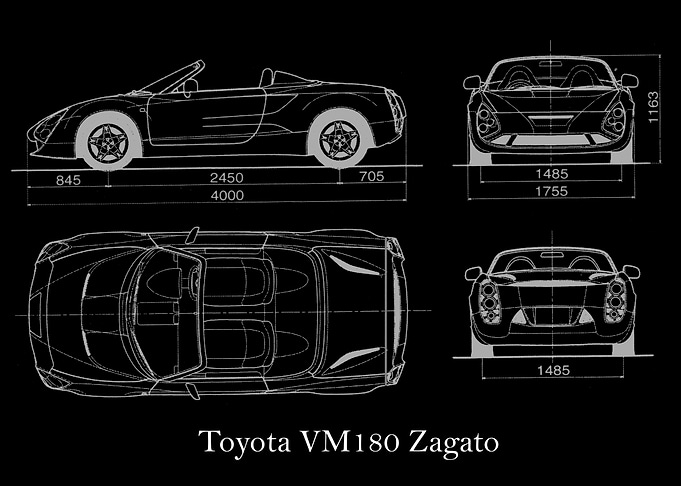 Toyota VM180 Zagato