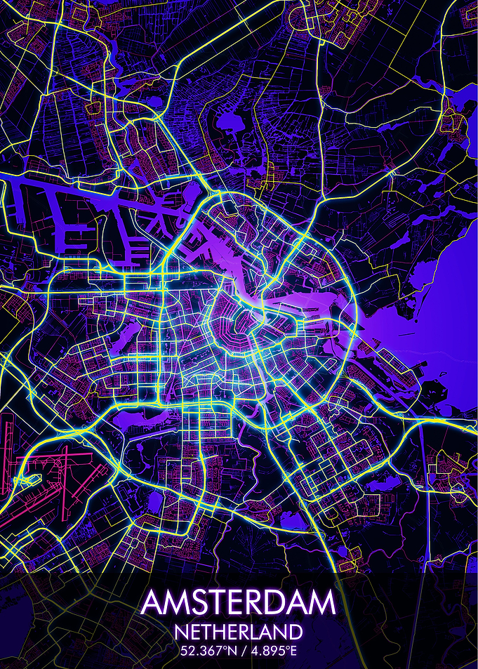 Amsterdam Stadsplattegrond