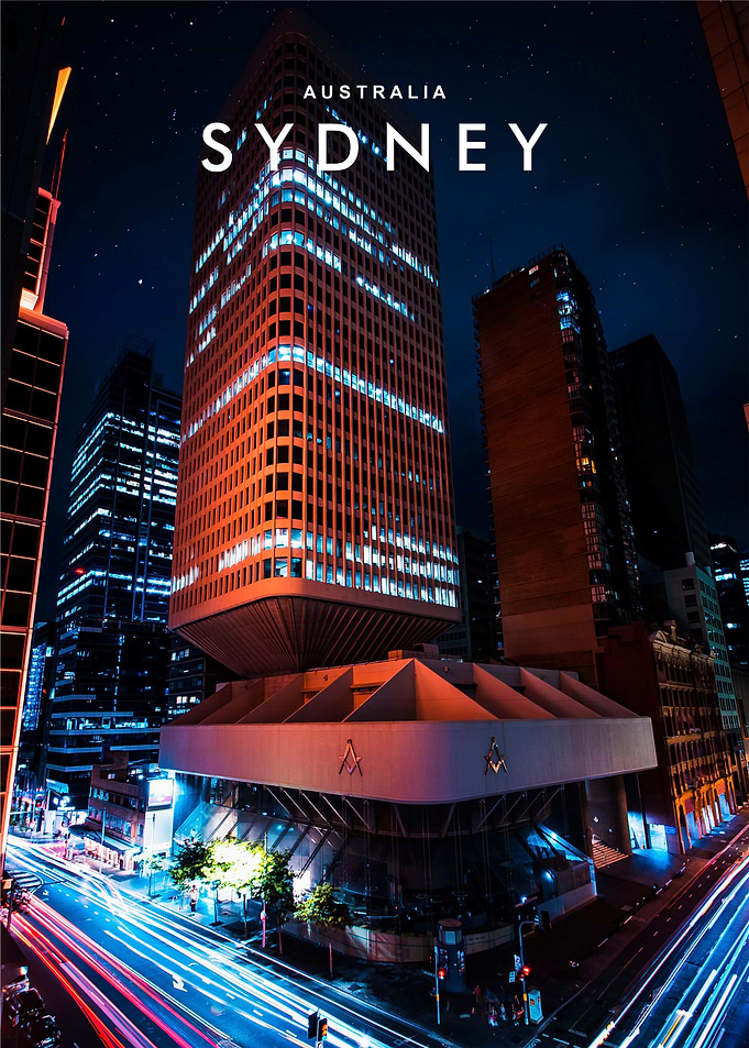 Sydney city night