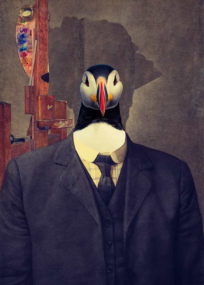 Handsome bird