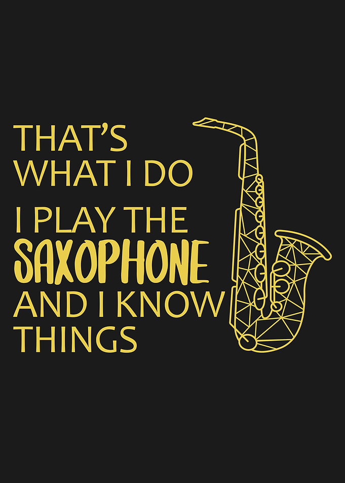 SAXOPHONIST FUNNY GIFT