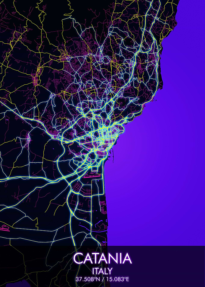 Catania City Map