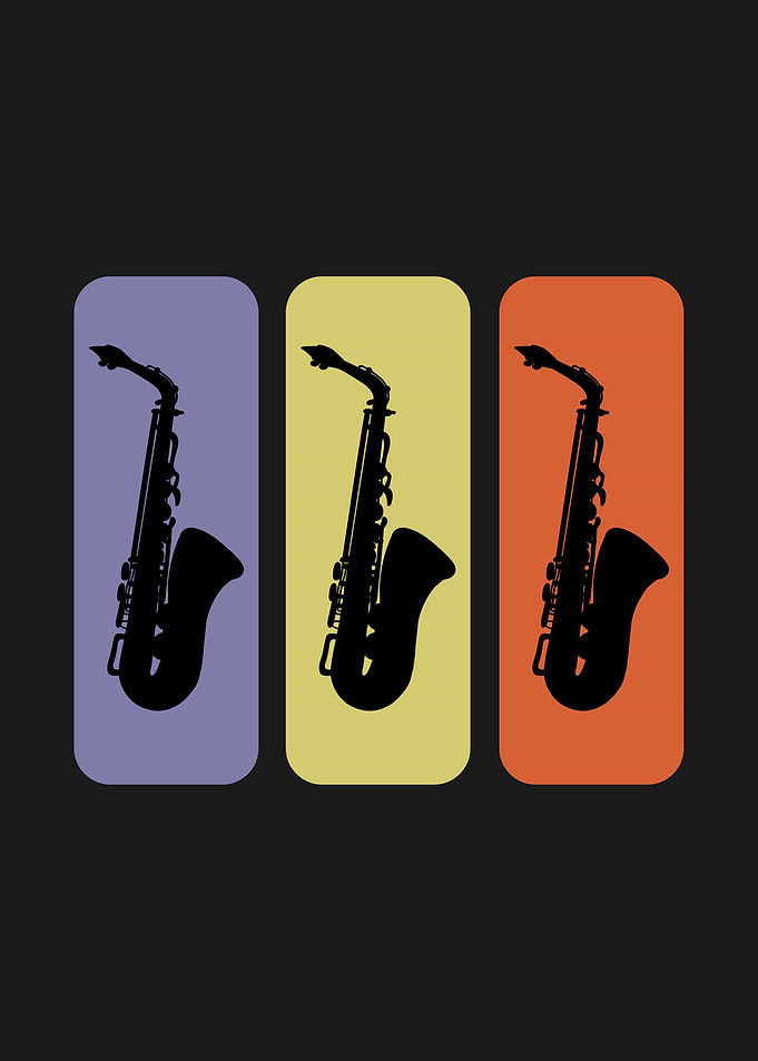 SAXOPHONE VINTAGE POSTER