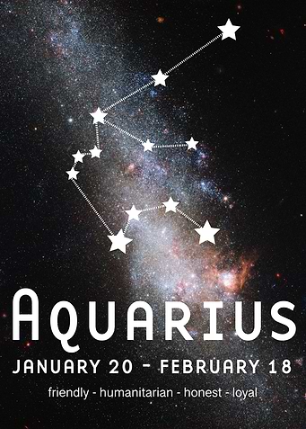 the sign of the aquarium