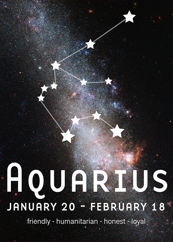 the sign of the aquarium