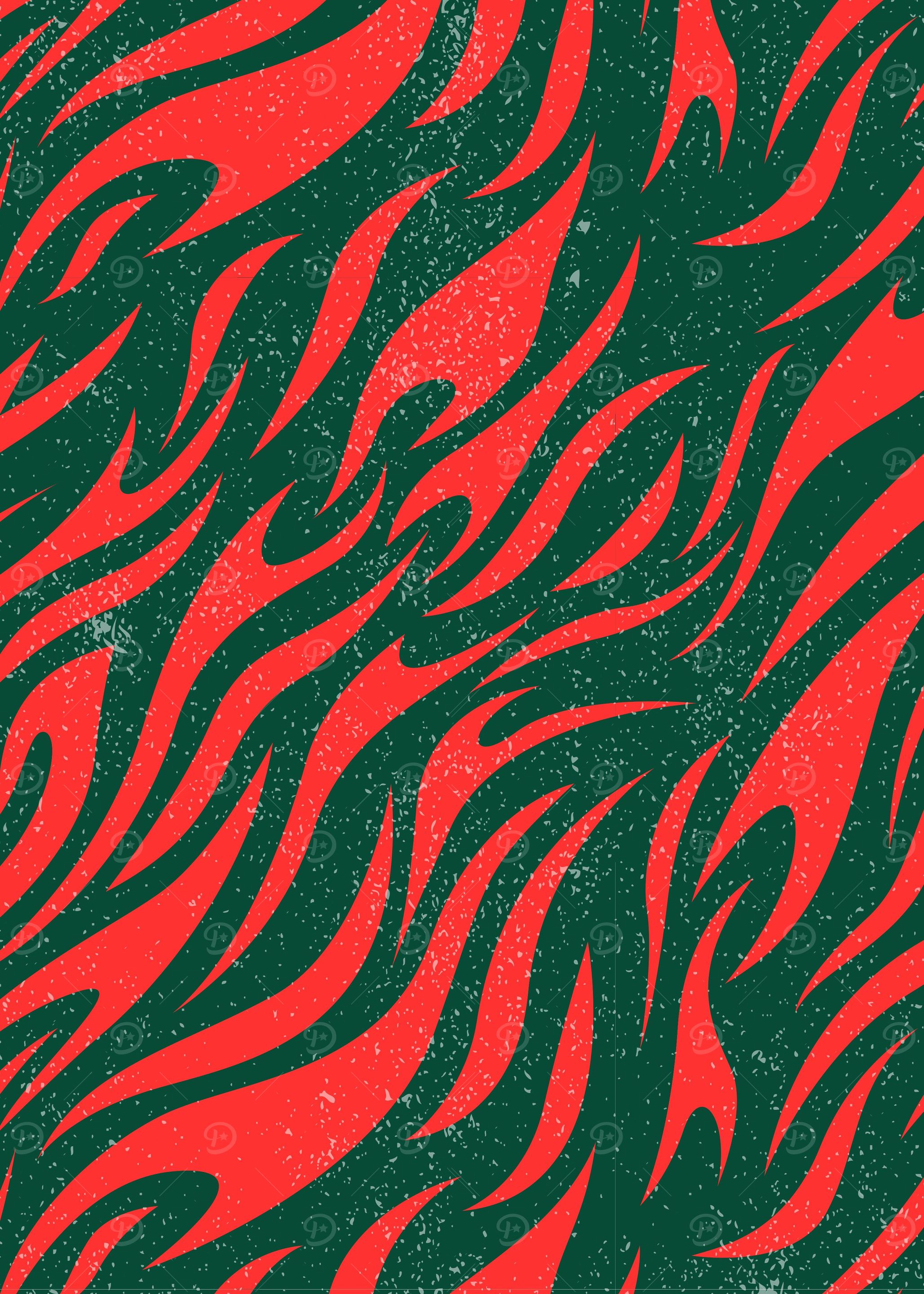 Distressed Tiger Pattern