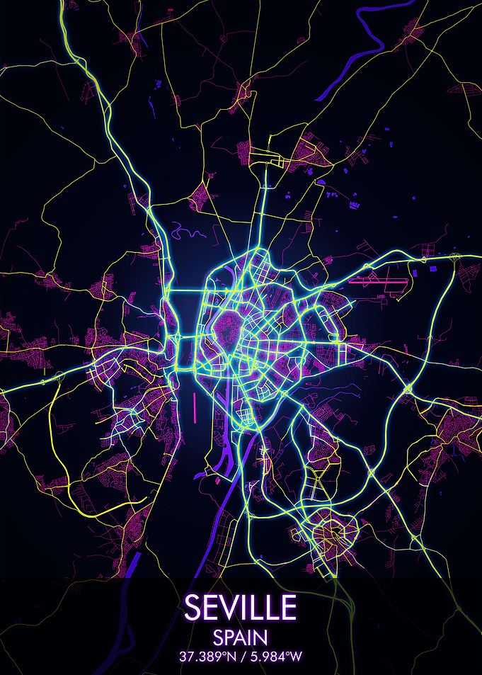 Seville City Map