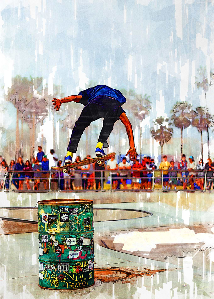 Skate Fly Marker Sketch