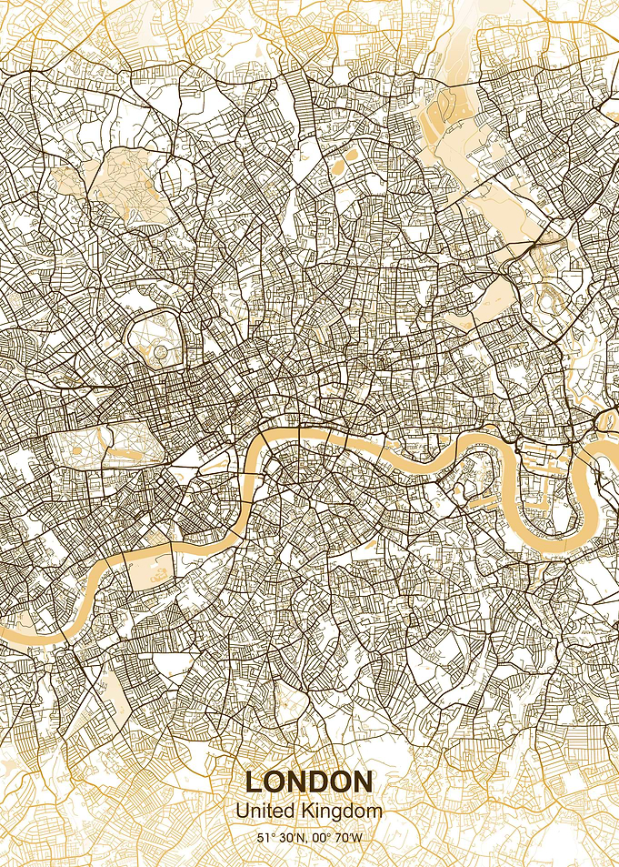 london pastel map