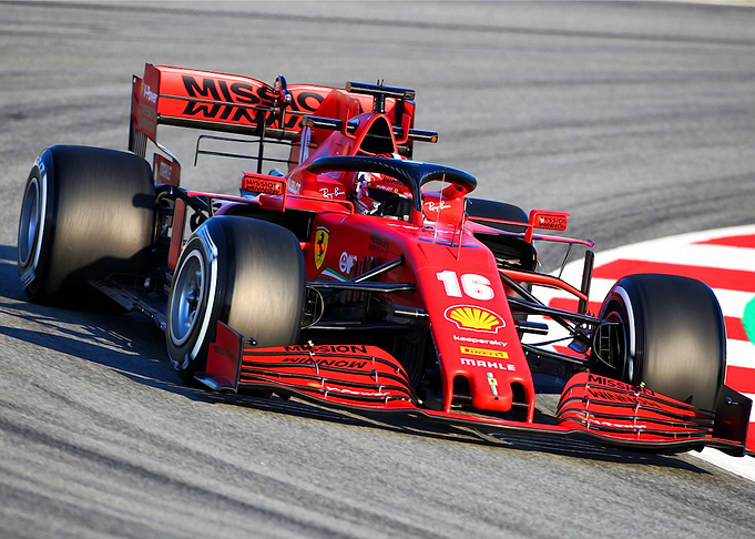 Charles Leclerc 2020 angle