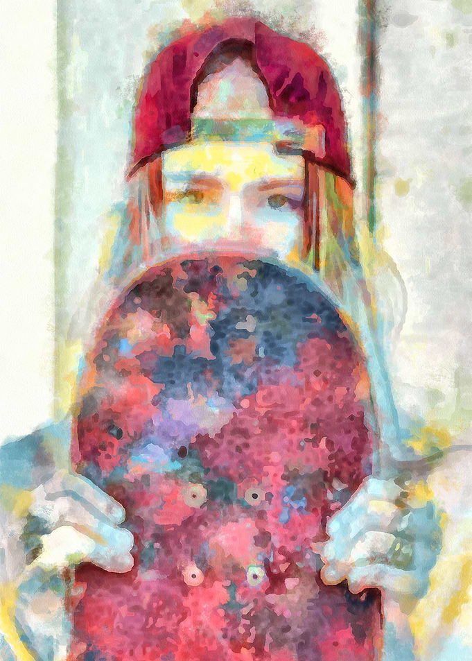 Skateboarding Poster