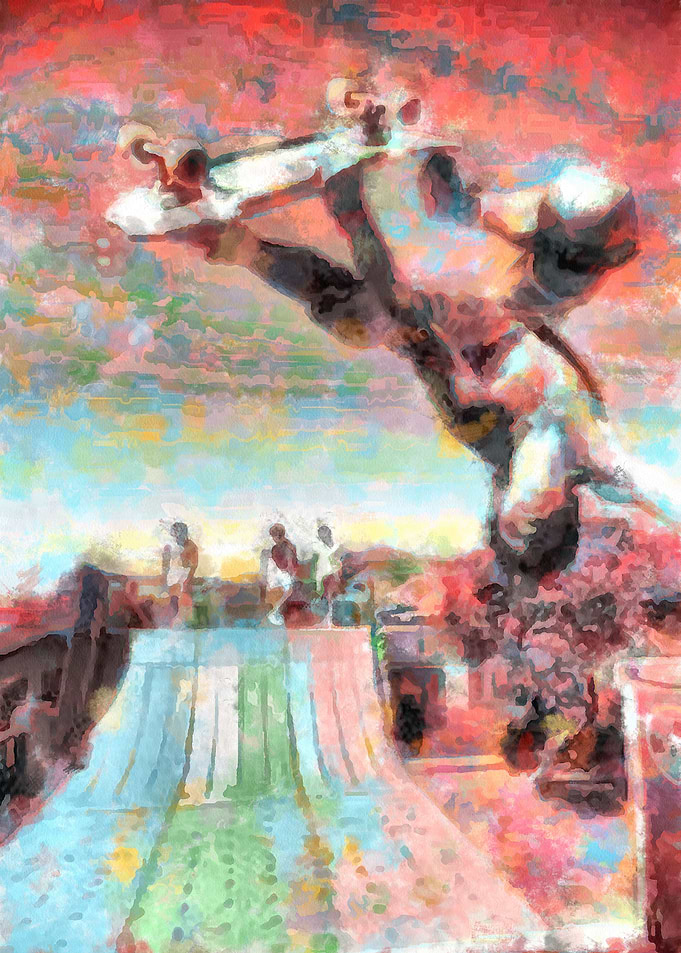 Skateboarding Poster