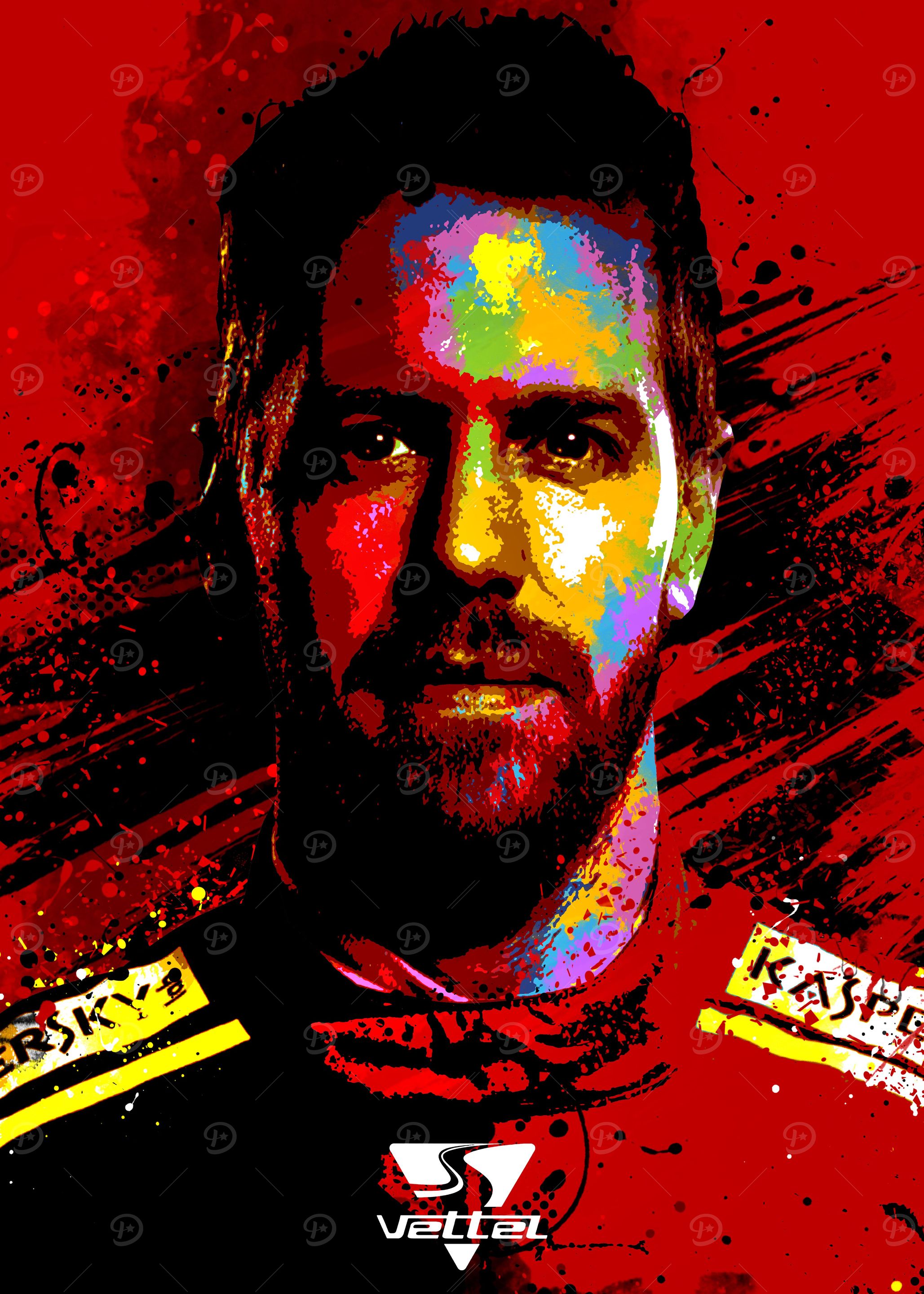 Sebastian Vettel PopArt