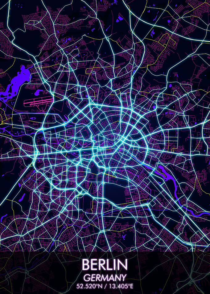 Berlin Stadt Map